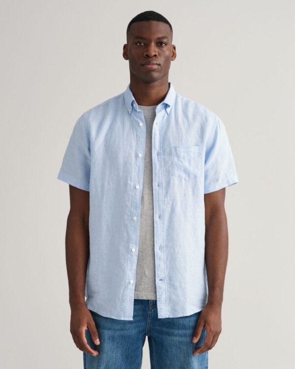 Køb REG LINEN SS SHIRT billigt online tilbud