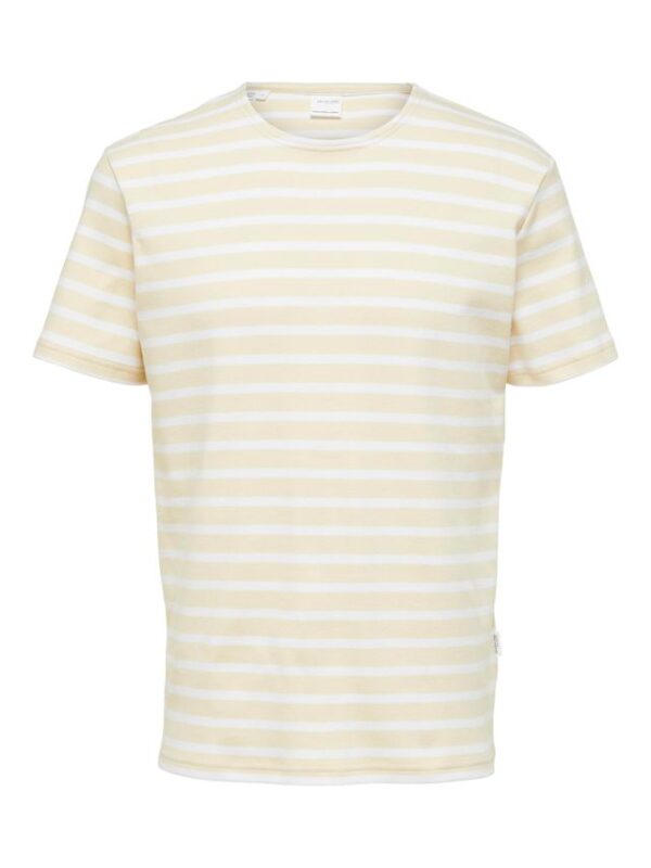 Køb SLHBRIAC STRIPE SS O-NECK TEE NOOS billigt online tilbud