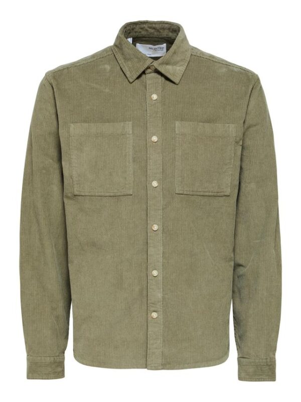 Køb SLHLOOSEFINN LS CORD OVERSHIRT W billigt online tilbud