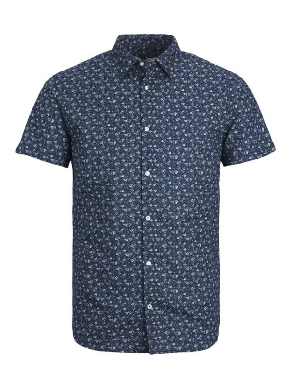 Køb JPRBLASUMMER LINEN PRINT SHIRT S/S billigt online tilbud