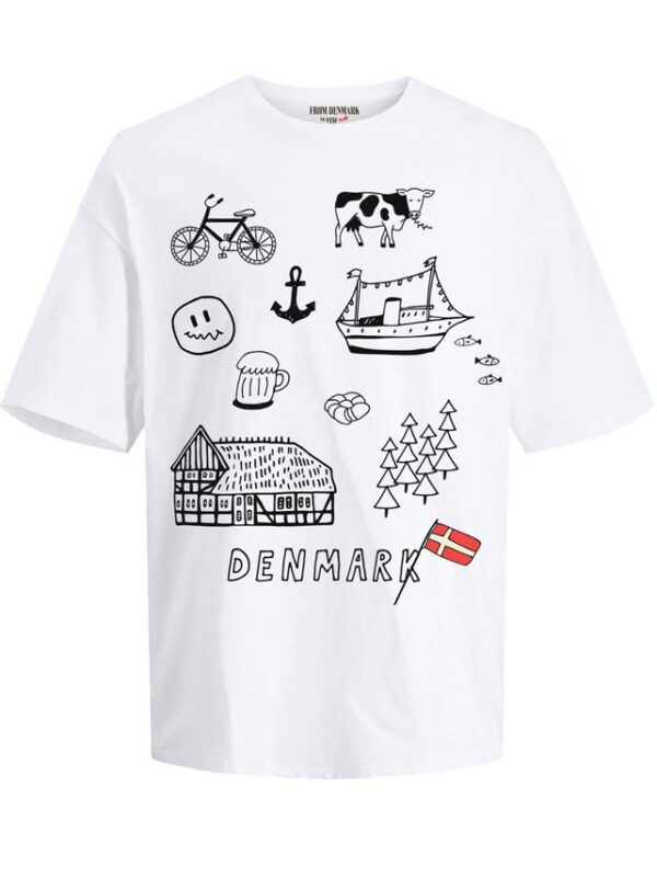 Køb JORSOUVENIR DK TEE SS CREW NECK billigt online tilbud