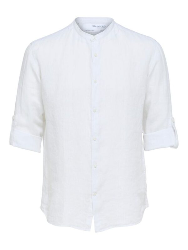 Køb SLHREGKYLIAN-LINEN SHIRT LS BAND B billigt online tilbud