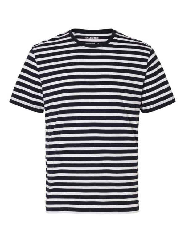 Køb SLHASPEN STRIPE SS O-NECK TEE NOOS billigt online tilbud