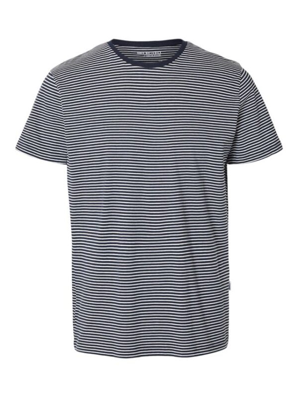 Køb SLHASPEN STRIPE SS O-NECK TEE NOOS billigt online tilbud