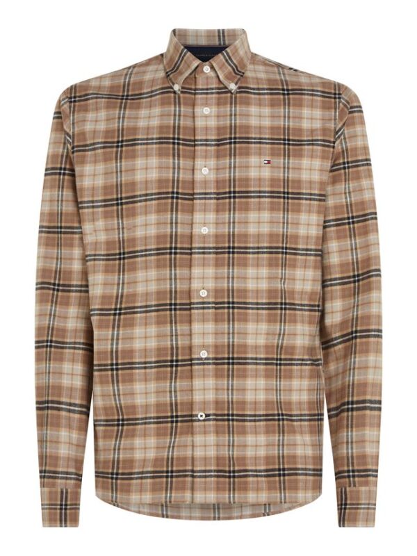 Køb BRUSHED TOMMY TARTAN SMALL SHIRT billigt online tilbud