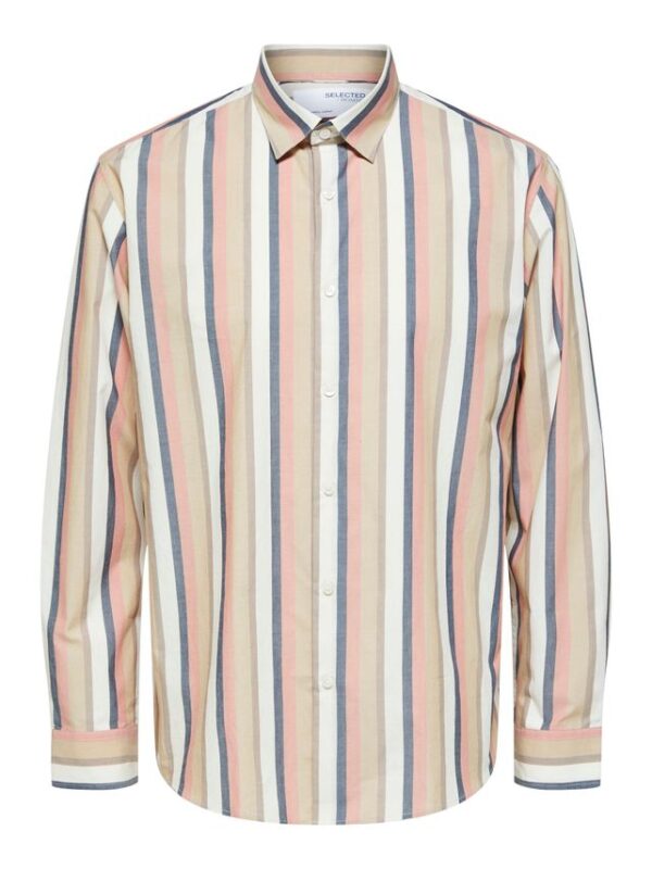 Køb SLHREG-TON SHIRT LS STRIPES B billigt online tilbud