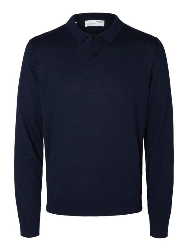 Køb SLHTOWN MERINO COOLMAX KNIT POLO NO billigt online tilbud