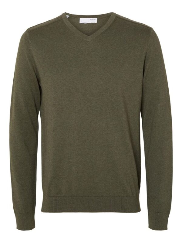 Køb SLHBERG LS KNIT V-NECK NOOS billigt online tilbud