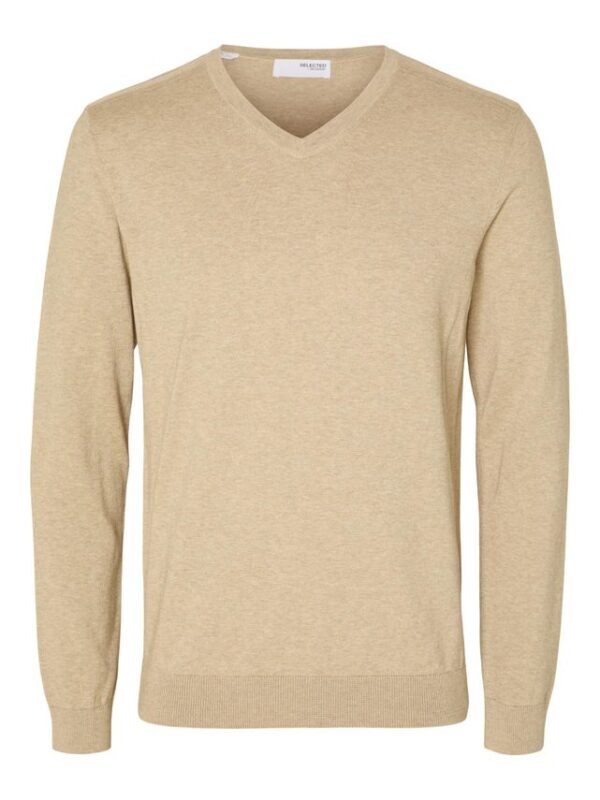 Køb SLHBERG LS KNIT V-NECK NOOS billigt online tilbud