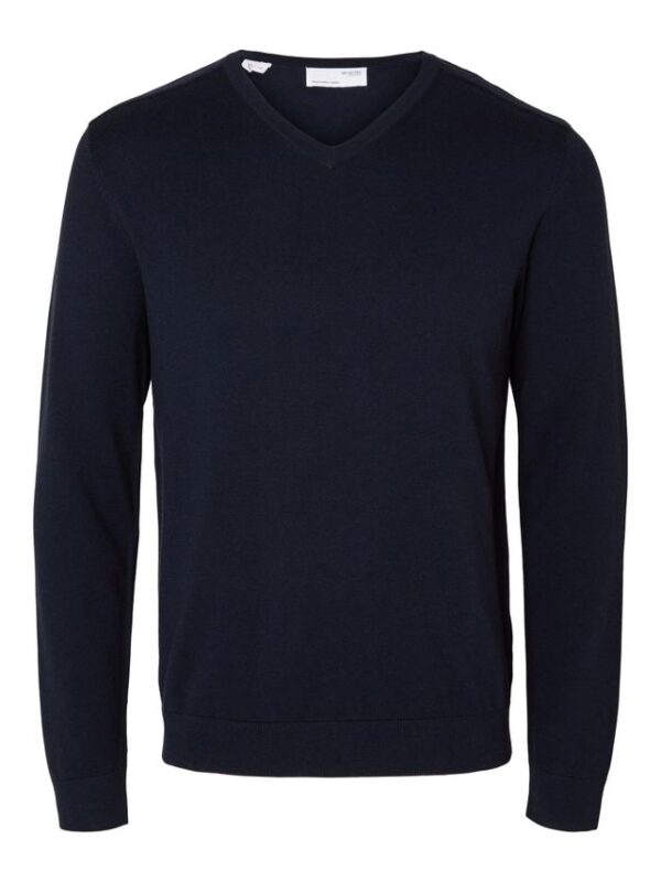 Køb SLHBERG LS KNIT V-NECK NOOS billigt online tilbud