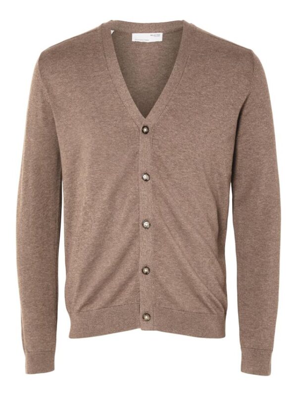 Køb SLHBERG LS KNIT V-NECK CARDIGAN NOO billigt online tilbud