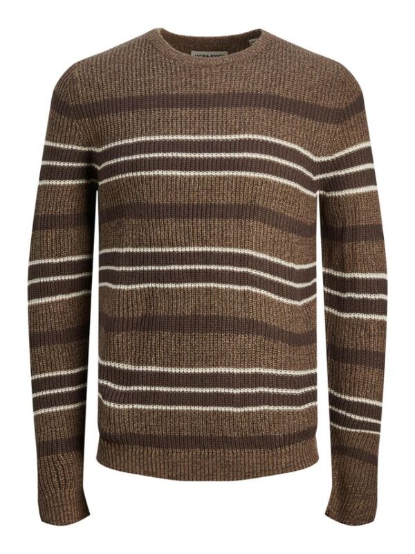 Køb JCOTWIST STRIPED KNIT CREW NECK billigt online tilbud