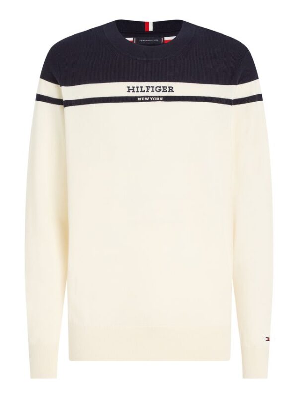 Køb COLORBLOCK GRAPHIC C NK SWEATER billigt online tilbud