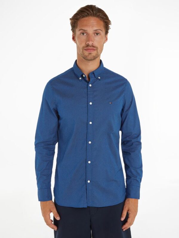 Køb FLEX MINI PRINT SF SHIRT billigt online tilbud