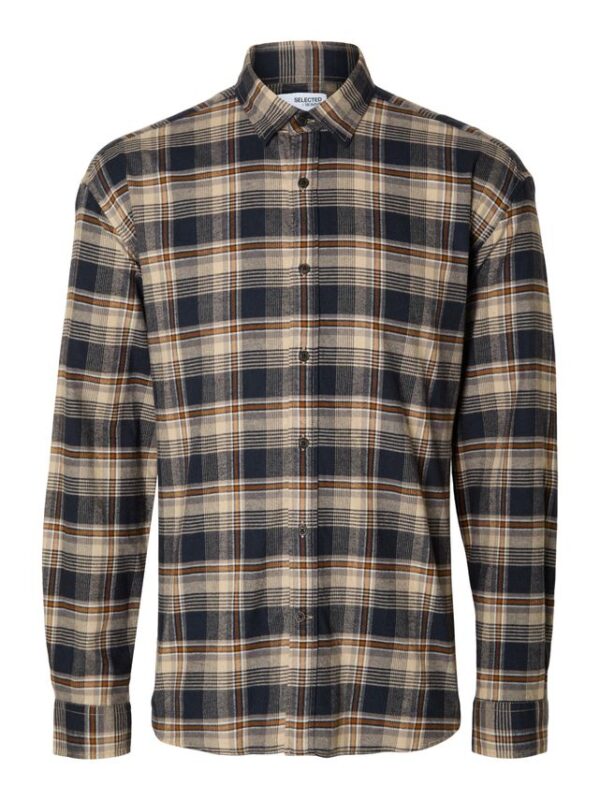 Køb SLHREGOWEN-FLANNEL SHIRT LS CHECK W billigt online tilbud