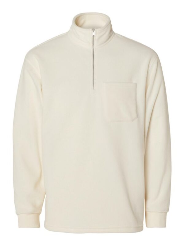 Køb SLHRELAXGOTLER FLEECE HALF-ZIP SWEA billigt online tilbud