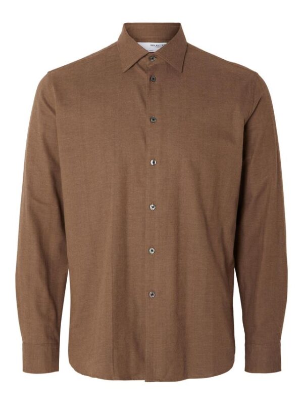 Køb SLHREGEARL-UNTUCK SHIRT SOLID LS B billigt online tilbud