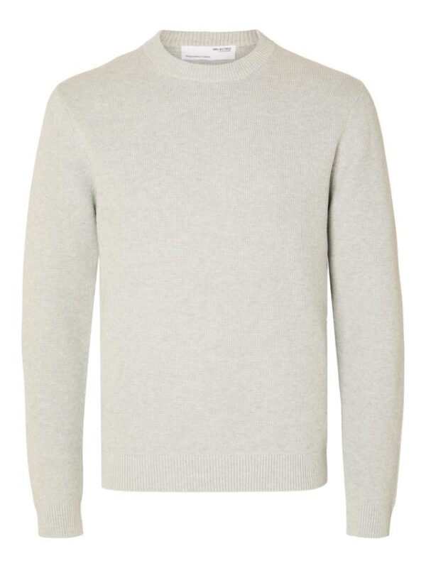 Køb SLHDANE LS KNIT STRUCTURE CREW NECK billigt online tilbud