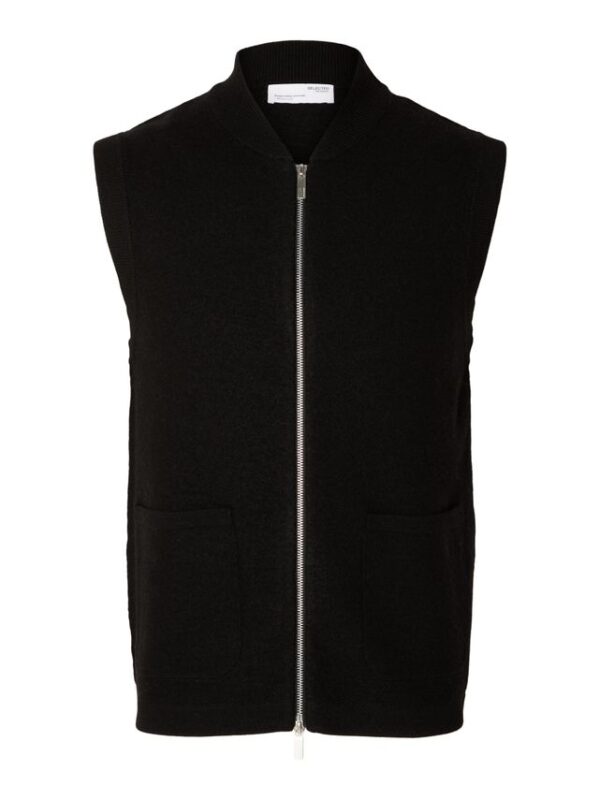 Køb SLHREASON SL KNIT BOILED WOOL VEST billigt online tilbud