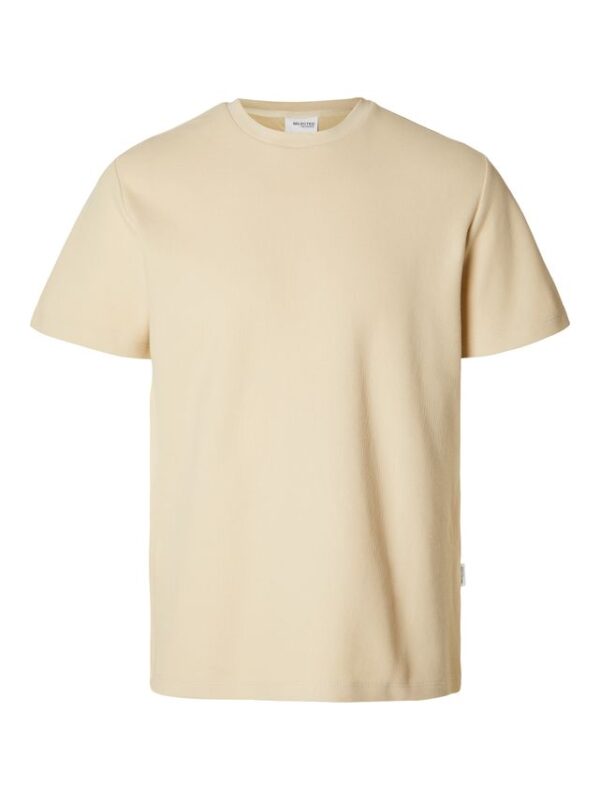 Køb SLHRELAXWALT WAFFLE SS O-NECK TEE W billigt online tilbud