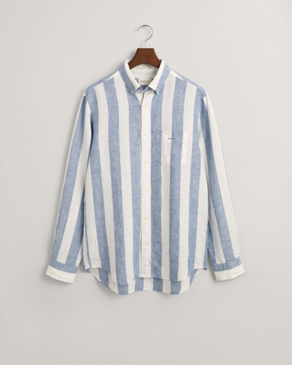 Køb REG BOLD STRIPE LINEN SHIRT billigt online tilbud