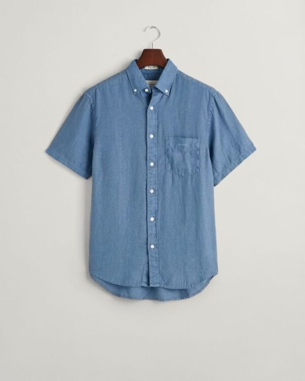 Køb REG GMNT DYED LINEN SS SHIRT billigt online tilbud