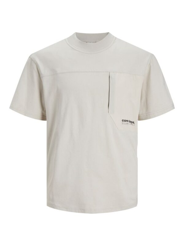 Køb JCOWOVEN POCKET TEE SS CREW NECK billigt online tilbud