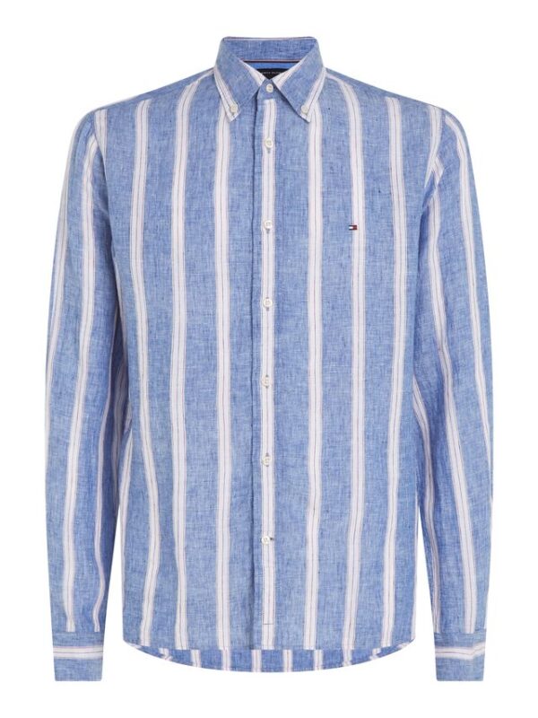 Køb LINEN TRIPLE STRIPE SHIRT billigt online tilbud