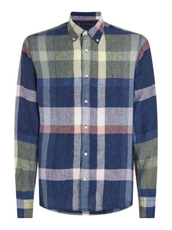 Køb LINEN MULTI CHECK RF SHIRT billigt online tilbud