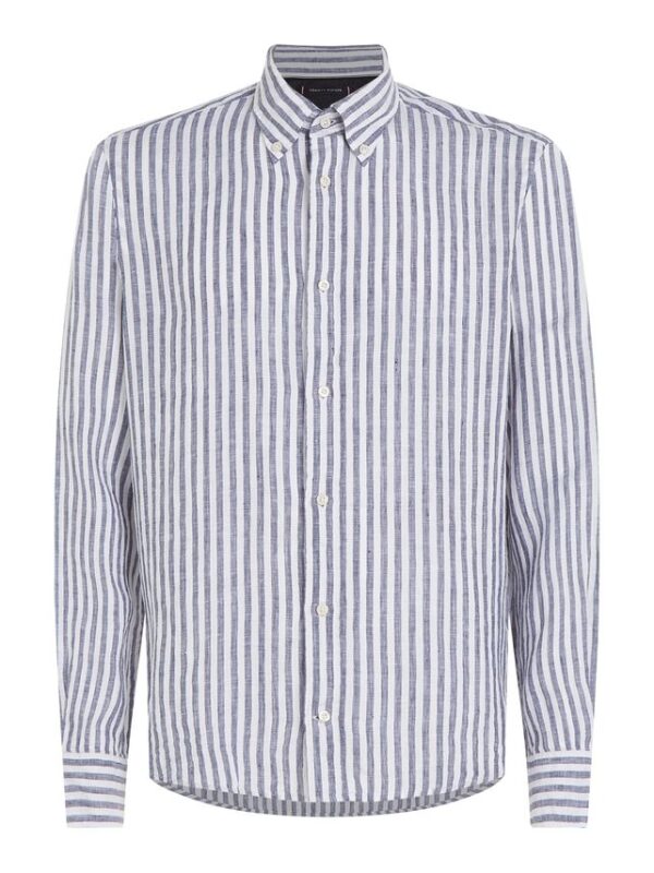 Køb DC BOLD LINEN STRIPE SHIRT billigt online tilbud