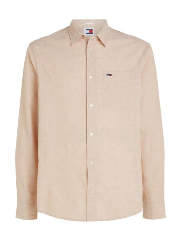 Køb TJM REG LINEN BLEND SHIRT billigt online tilbud