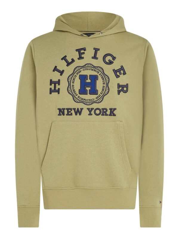 Køb HILFIGER COIN LINEN HOODY billigt online tilbud