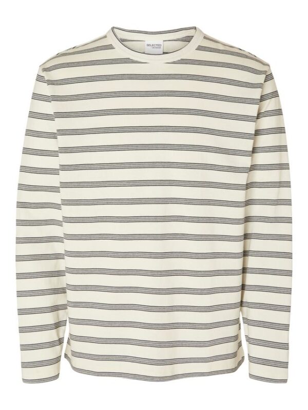 Køb SLHRELAXSHAWN STRIPE CREW NECK SWEA billigt online tilbud