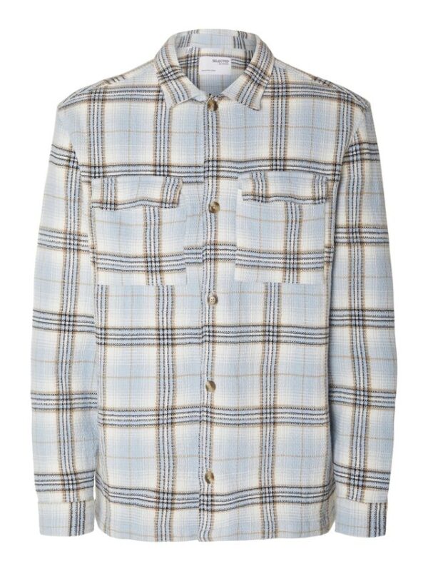 Køb SLH-WAFFLE OVERSHIRT LS CHECK billigt online tilbud