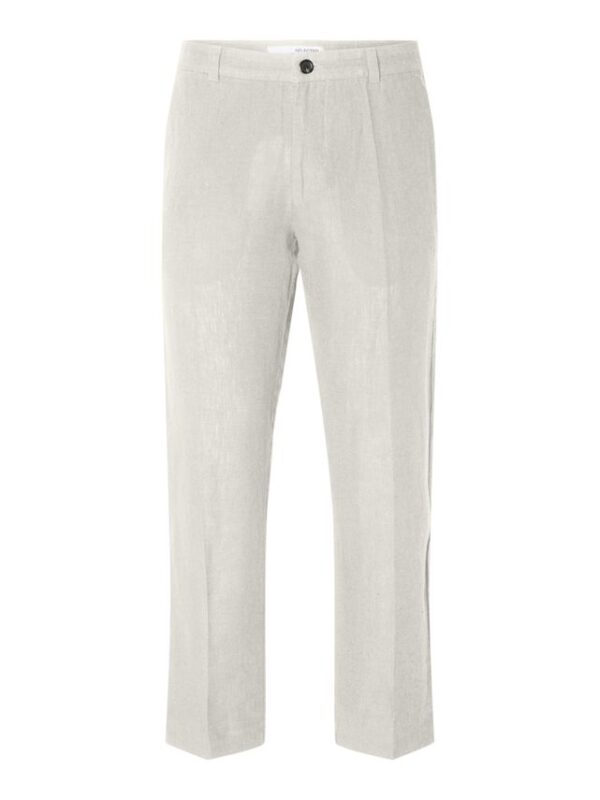 Køb SLH196-STRAIGHT MADS LINEN PANT NOO billigt online tilbud