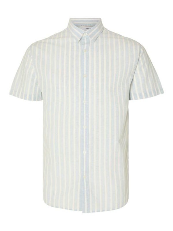 Køb SLHREG-NEW LINEN SHIRT SS NOOS billigt online tilbud