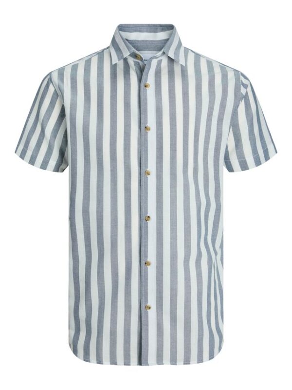 Køb JJJOSHUA OXFORD STRIPE SHIRT SS billigt online tilbud