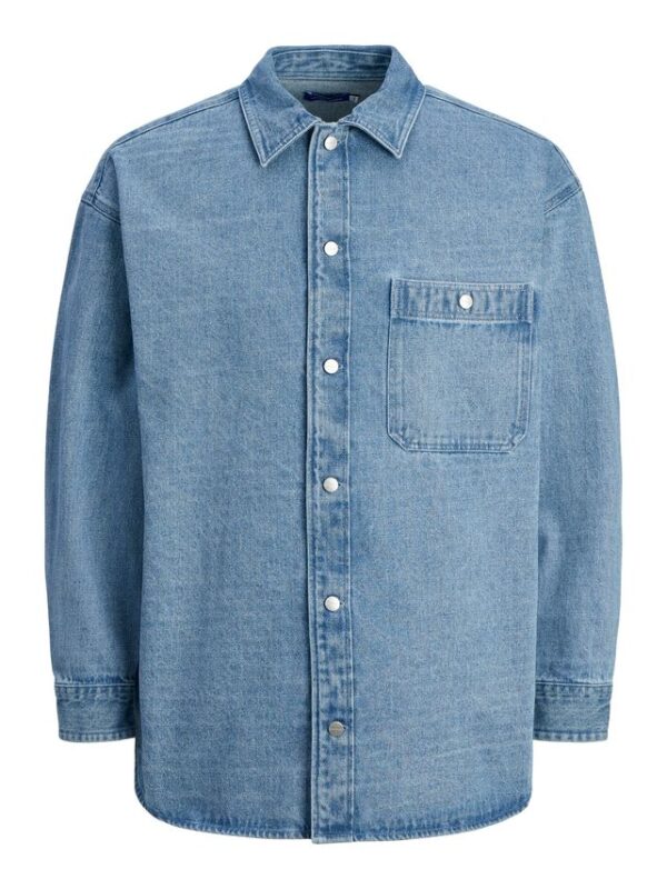 Køb JORSANTORINI DENIM OVERSHIRT LS SN billigt online tilbud