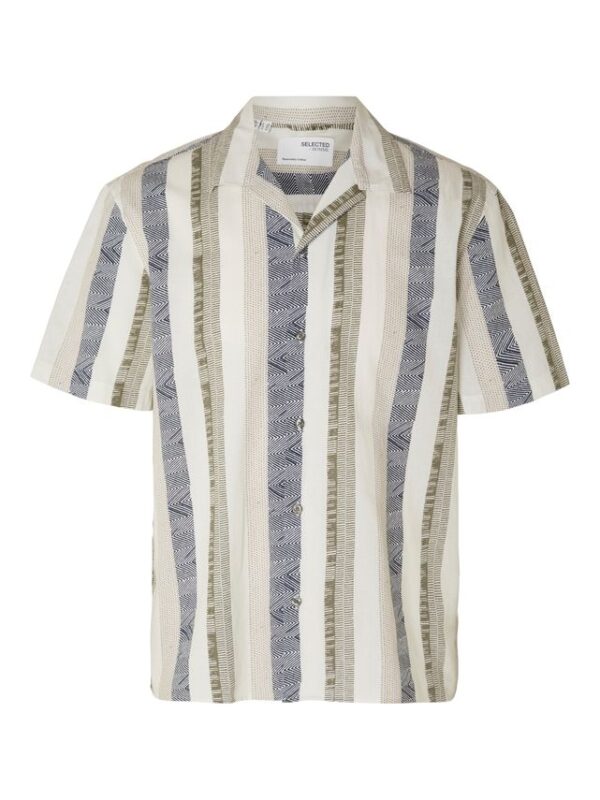 Køb SLHRELAXNEW-LINEN SHIRT SS RESORT billigt online tilbud