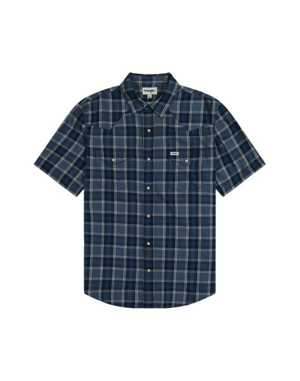 Køb SS_WESTERN_SHIRT LIGHT_BLUE_INDIGO billigt online tilbud