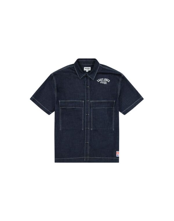 Køb CASEY_JONES_SHIRT MED_INDIGO billigt online tilbud