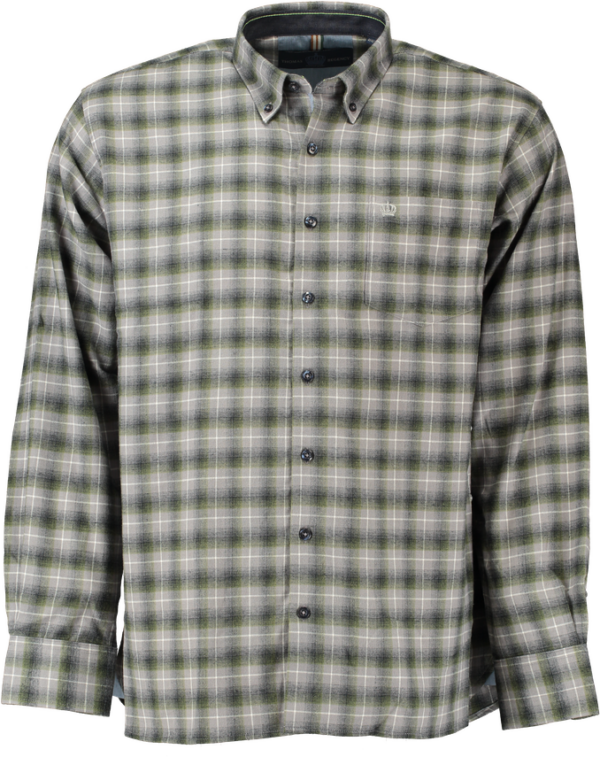 Køb Mens flannel shirt regular billigt online tilbud