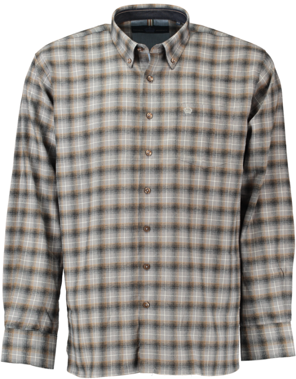 Køb Mens flannel shirt regular billigt online tilbud