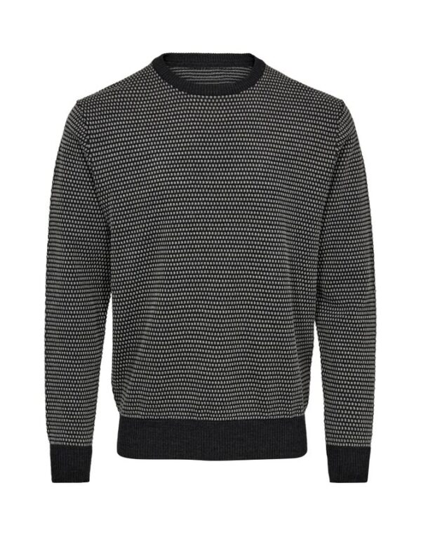 Køb O-neck wool modern fit billigt online tilbud