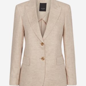 Køb Sand Copenhagen -  Ginett Pointy Blazer Hør - 40 - Sand billigt online tilbud