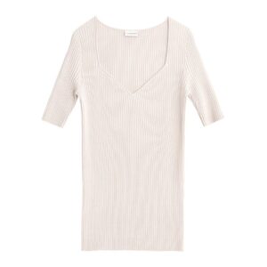 Køb By Malene Birger - Feddea Rib Strik Bluse - L billigt online tilbud