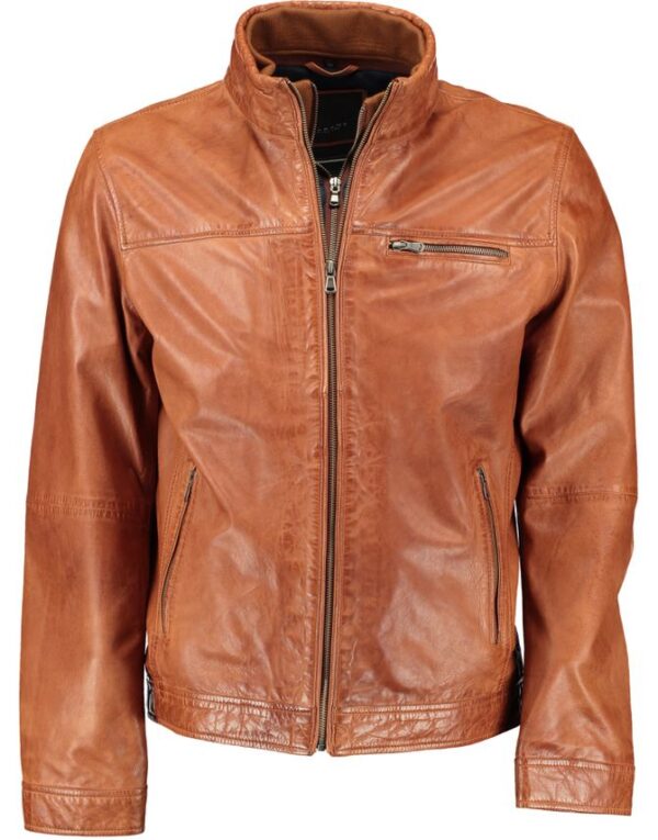 Køb Leather jacket billigt online tilbud