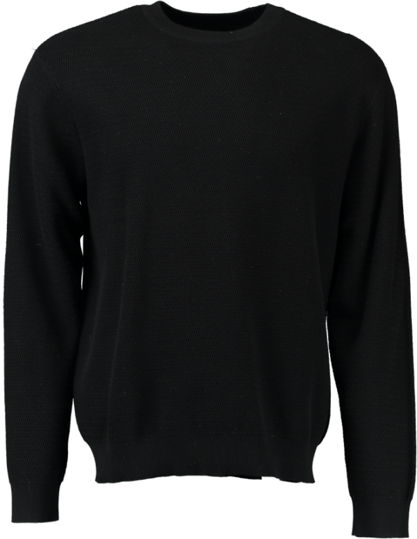 Køb O-neck structure regular fit billigt online tilbud