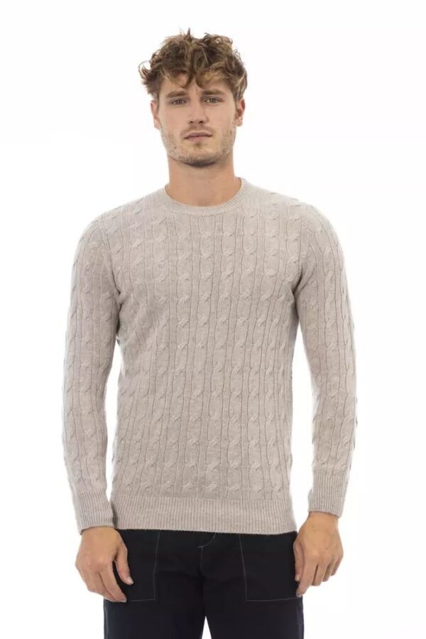 Køb Alpha Studio Beige Sweater billigt online tilbud