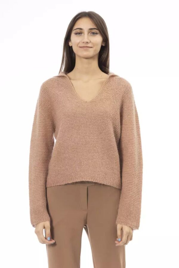 Køb Alpha Studio Beige Sweater billigt online tilbud